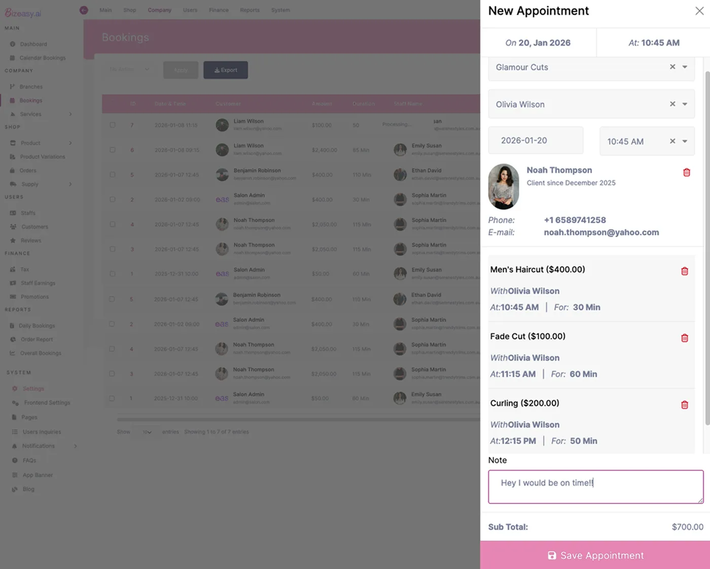 best online salon booking system