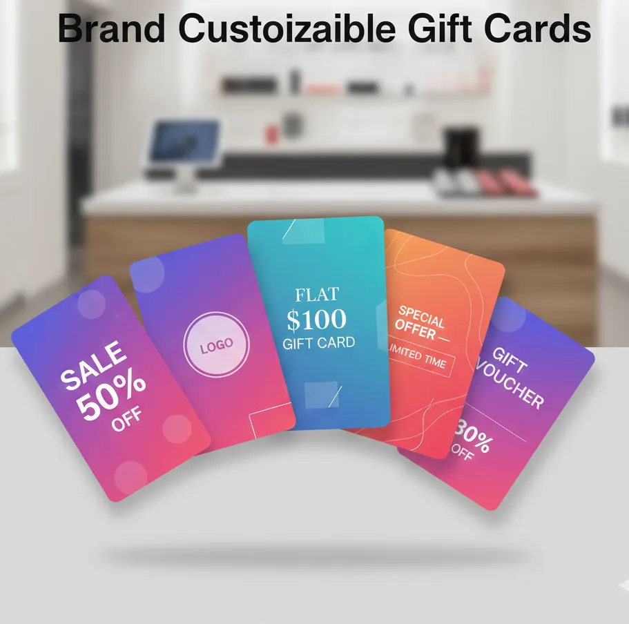 Brand Customizable Gift Cards